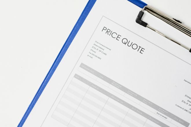 Get a Customized Quote option - 1